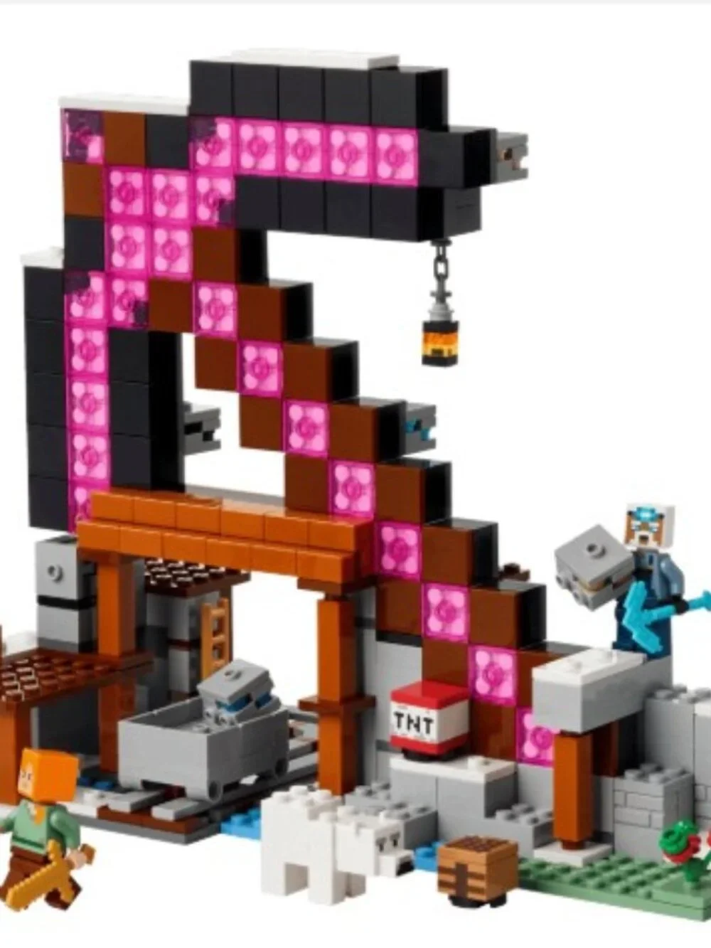 New & Sealed Lego Minecraft The Pickaxe Mine Set 21277